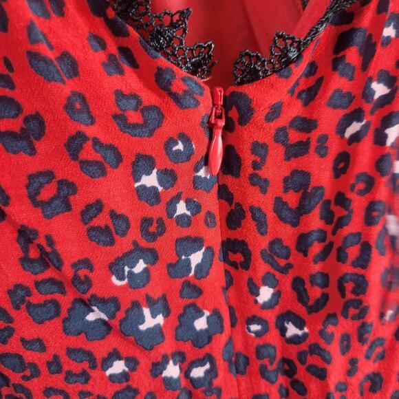Revolve Lovers + Friends Jason Mini Dress Sahara Cheetah Size Small - Picture 5 of 10